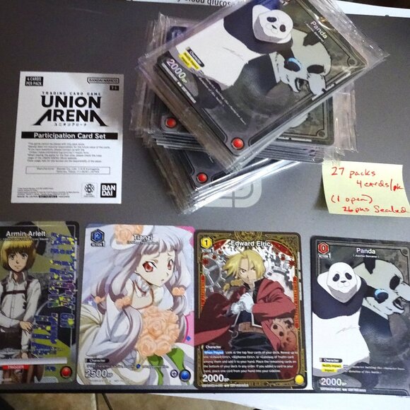 Union Arena 4pk Participation Card Set 28packs - Picture 1 of 3